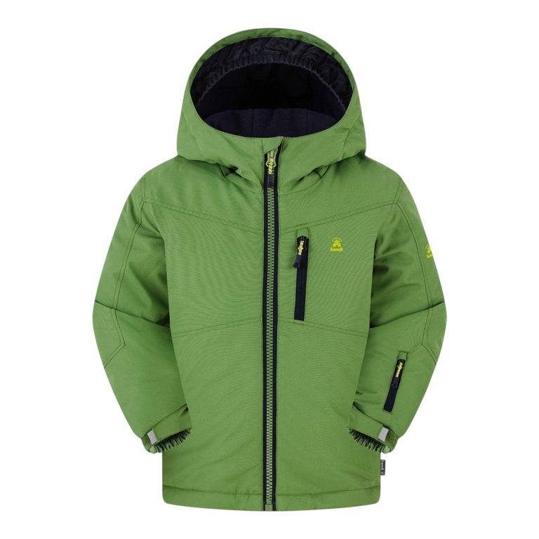 Kamik Winterjacke Niko (wind- und wasserdicht, reflektierend) grün Jungen